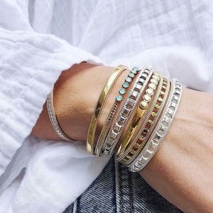 Anna Beck Open Dotted Stacking Cuff Bracelet